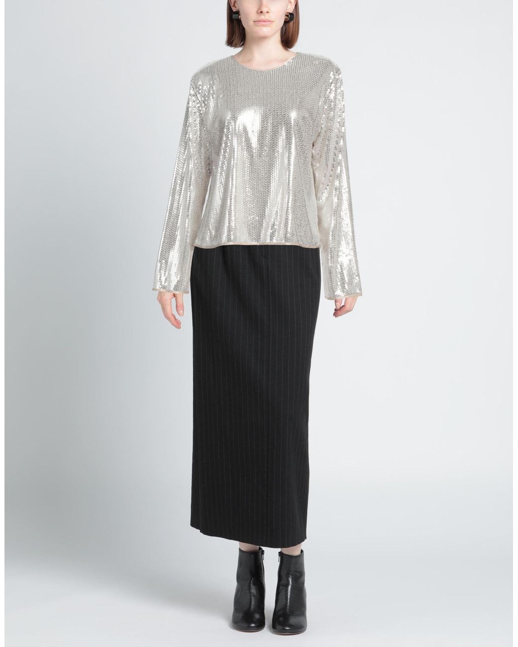 SEVENTY VENEZIA Gray Top Polyester