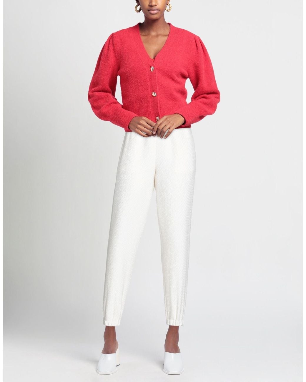 Maje White Trouser