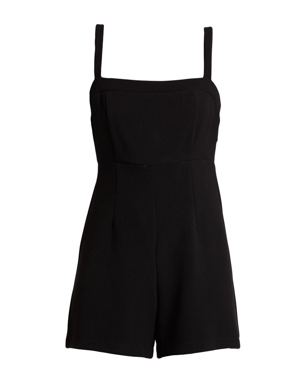 Compagnia Italiana Black Playsuit Polyester, Viscose, Elastic Fibres