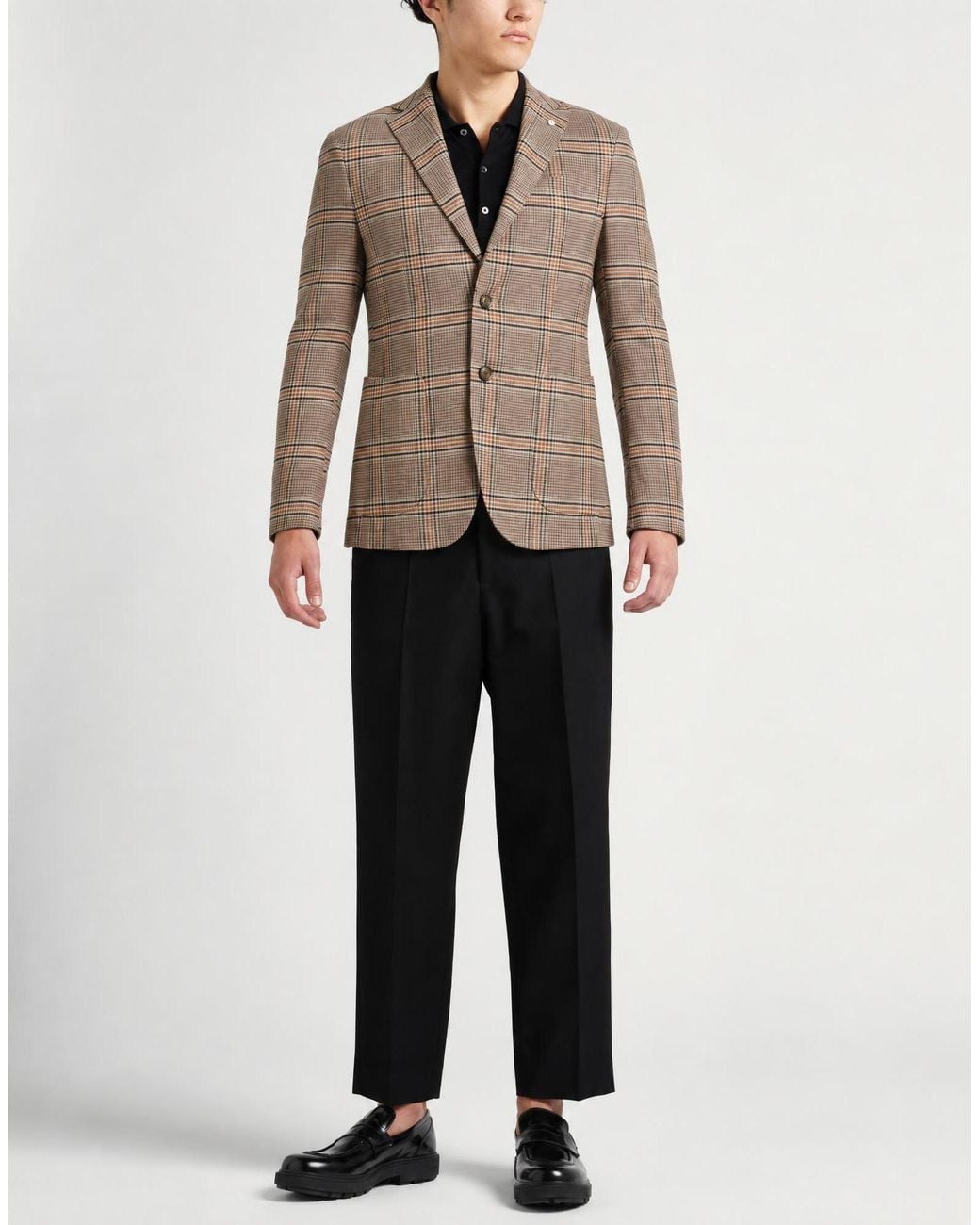 L.b.m. 1911 Brown Blazer Cotton for men