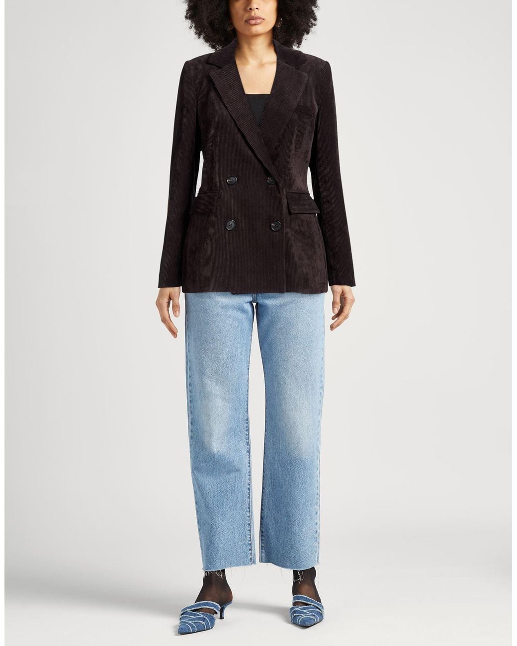 D.exterior Black Blazer