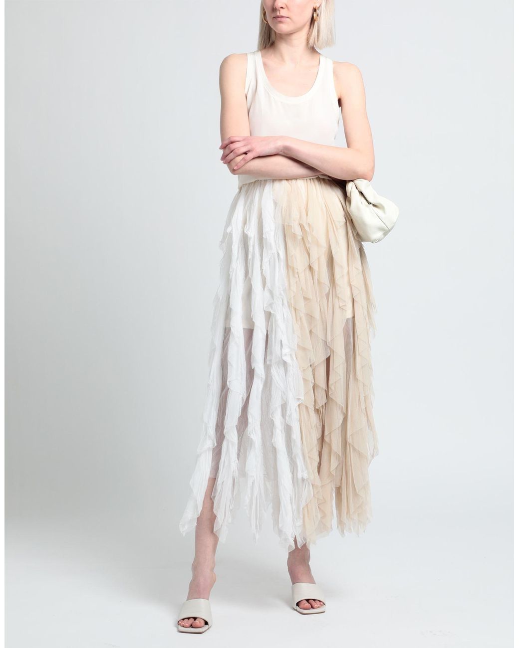 Aniye By White Midi Skirt