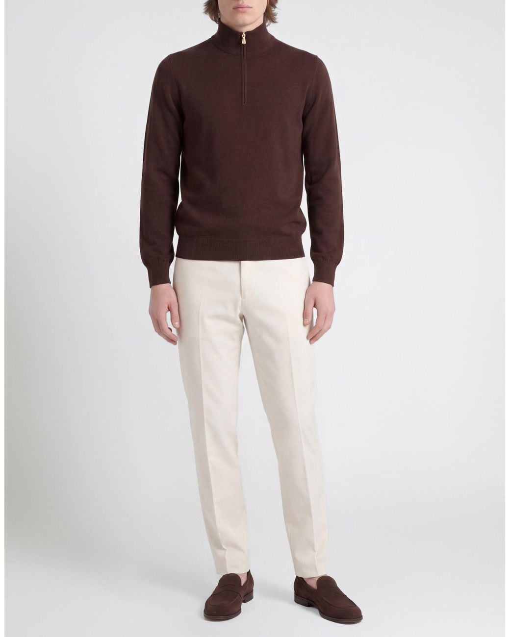 Pullover di Gran Sasso in Brown da Uomo