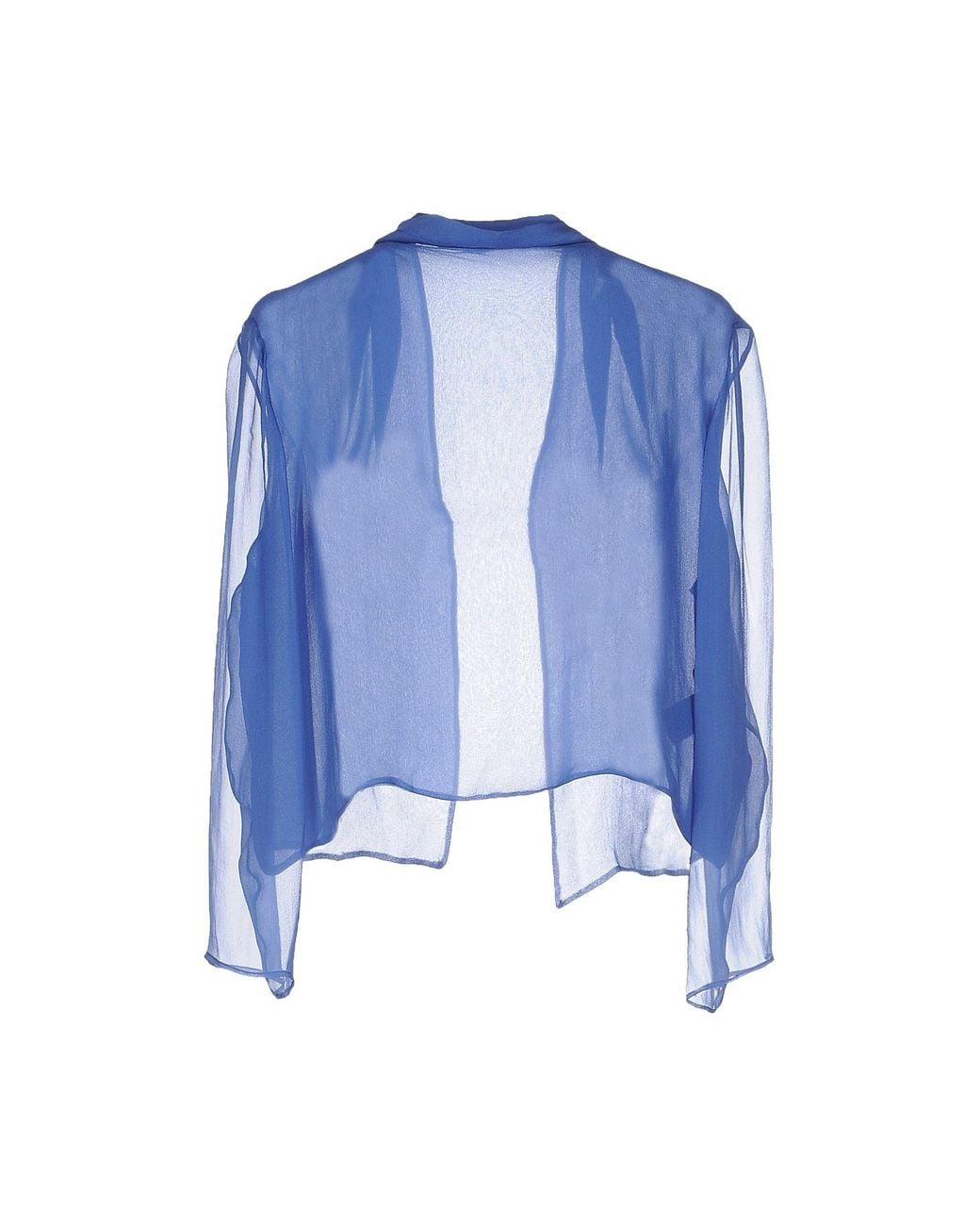 Alberta Ferretti Blue Shrug