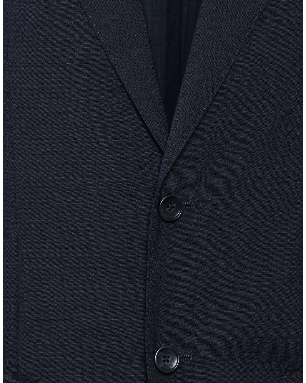Paoloni Blue Suit Virgin Wool for men