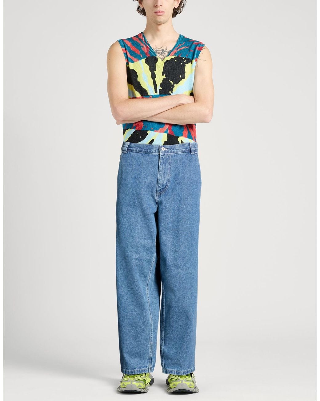 POLAR SKATE Blue Jeans Cotton for men
