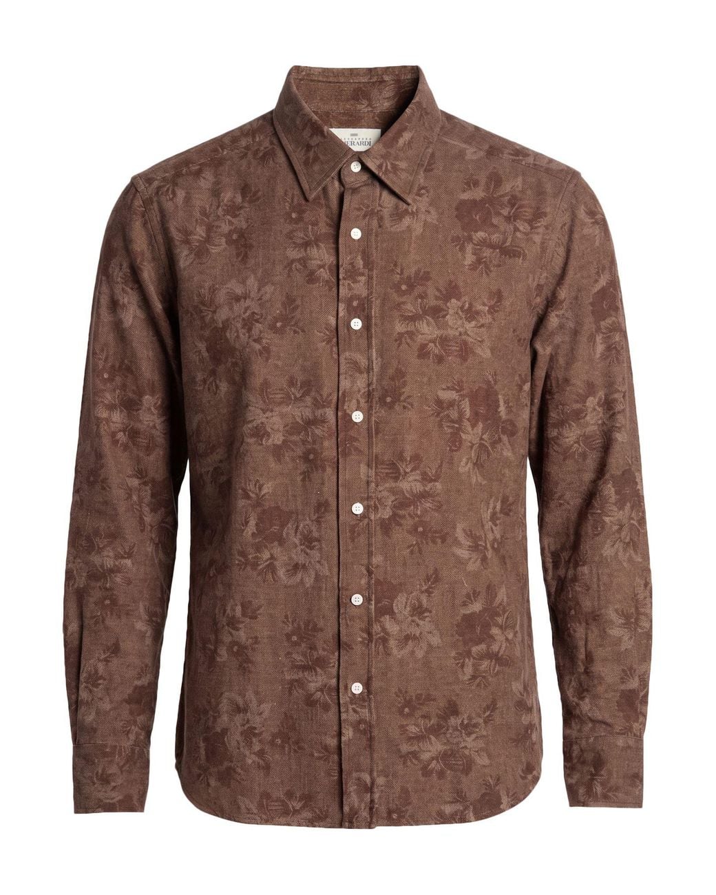 Alessandro Gherardi Brown Shirt Cotton for men