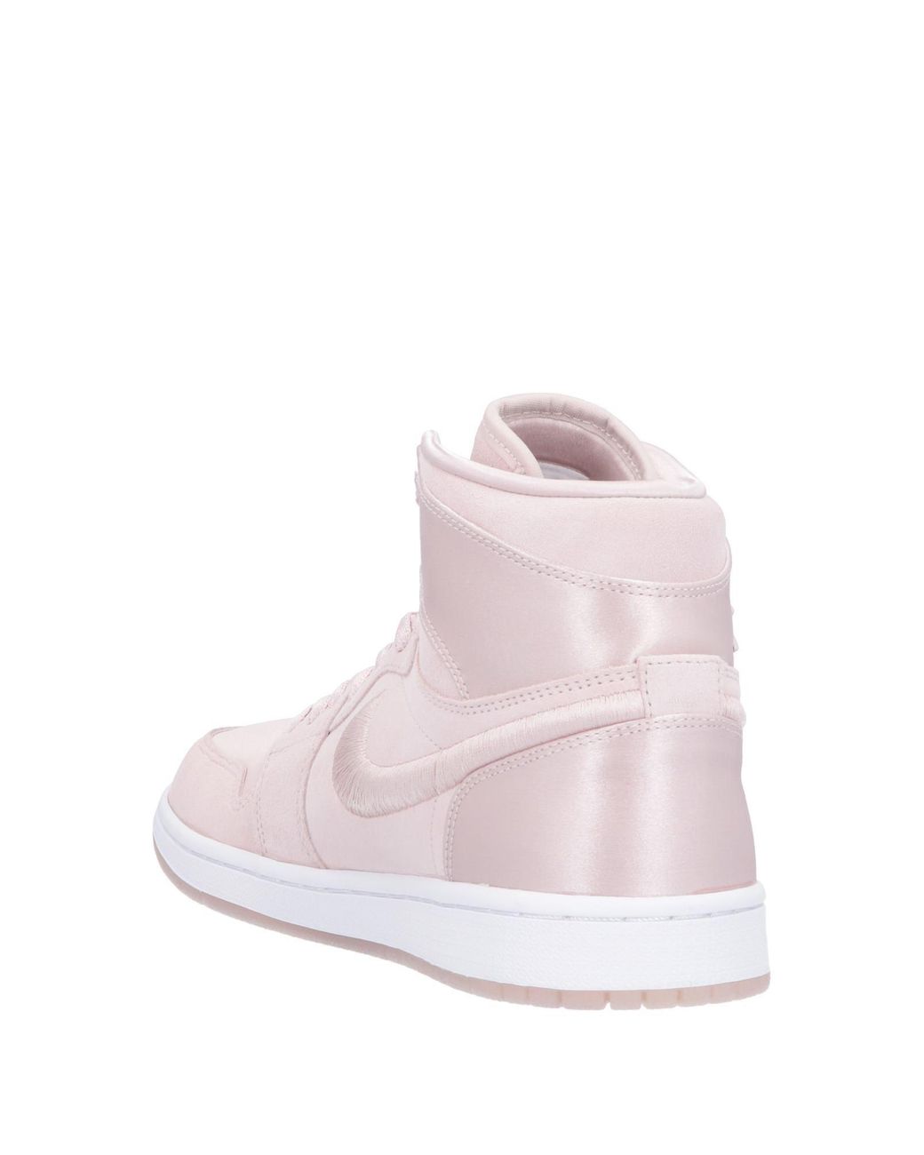 Nike Satin High-tops & Sneakers in Light Pink (Pink) | Lyst