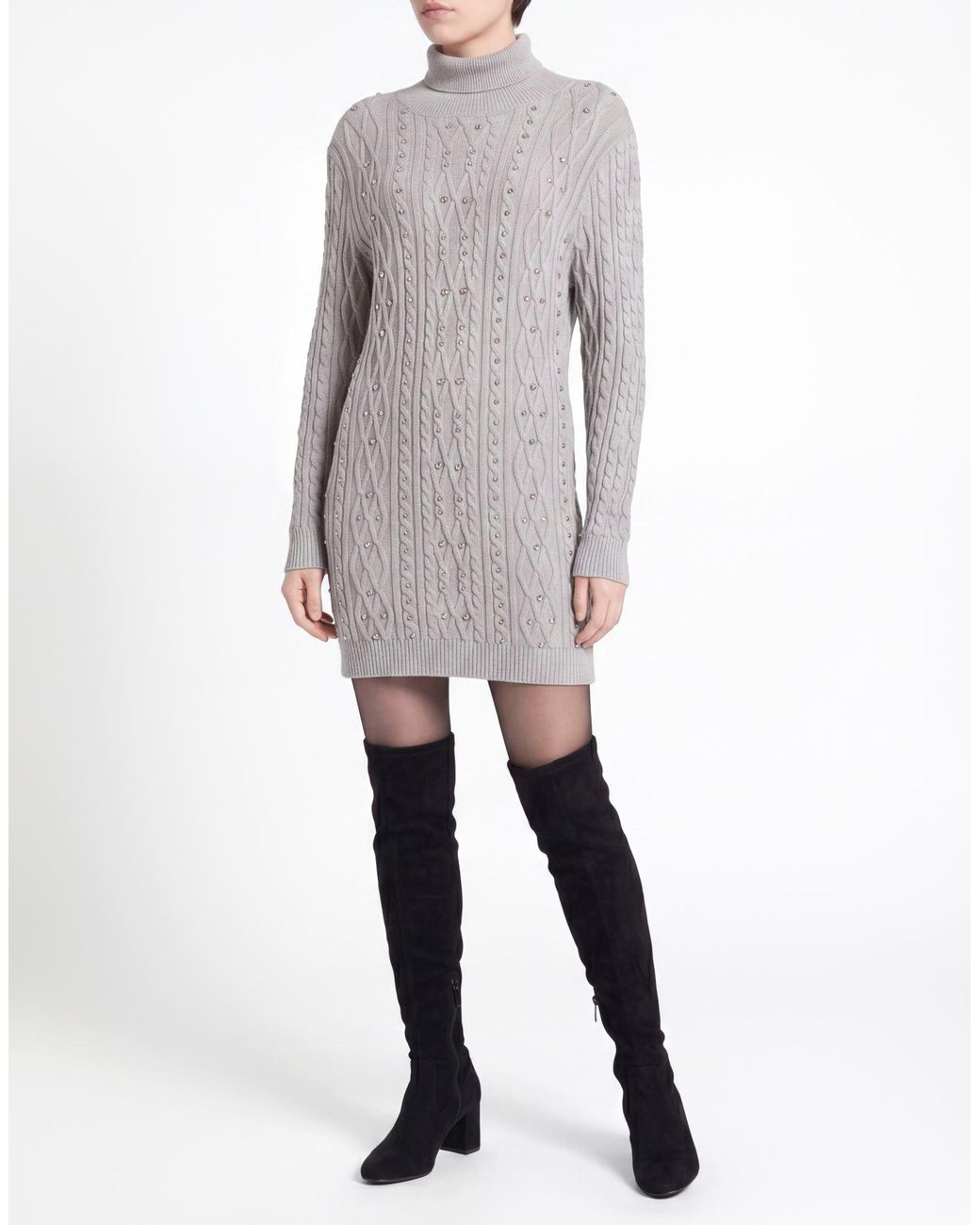 No Secrets Gray Mini Dress
