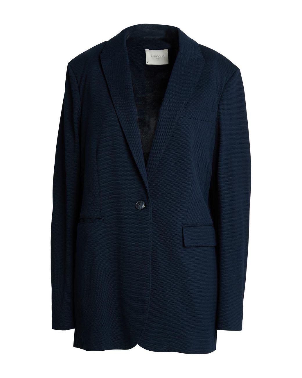Circolo 1901 Blue Blazer Cotton, Elastane