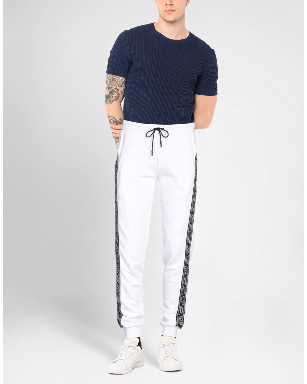 Roberto Cavalli White Pants for men