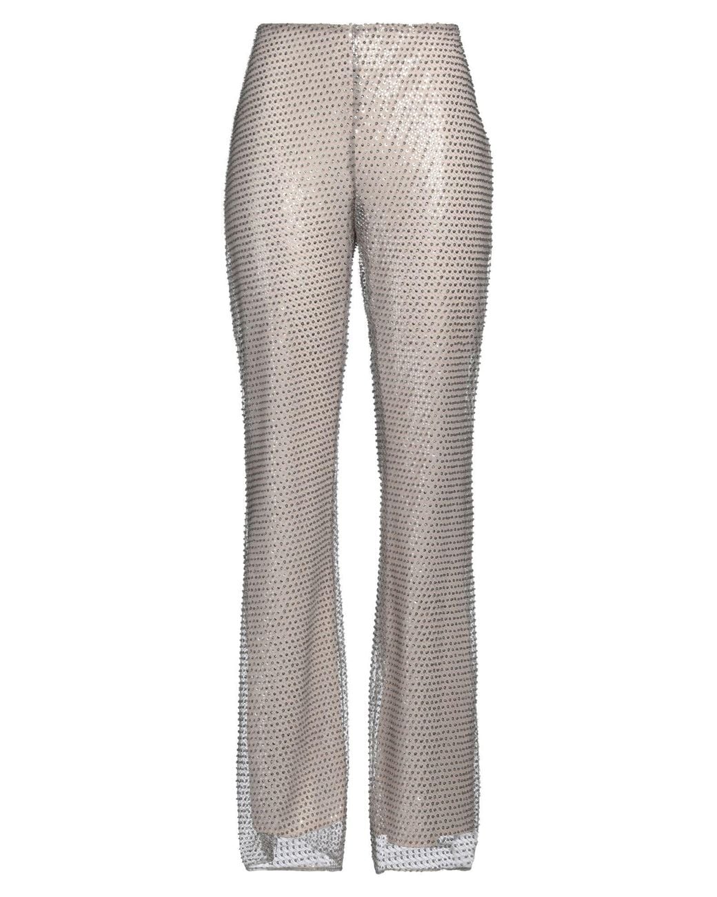 Semicouture Gray Pants Polyester