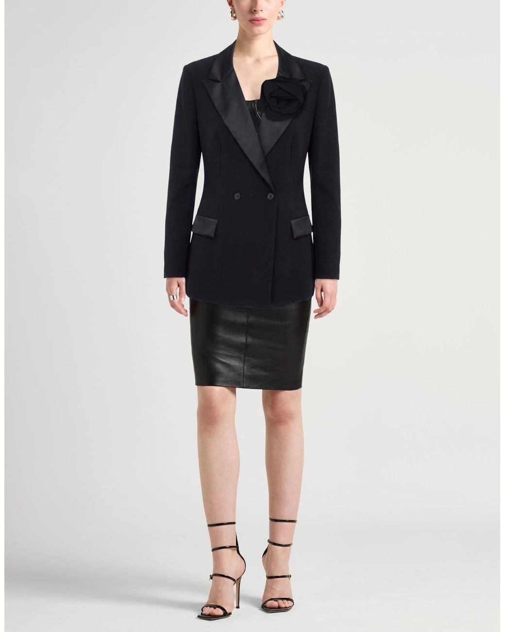 La Petite Robe Di Chiara Boni Blue Blazer