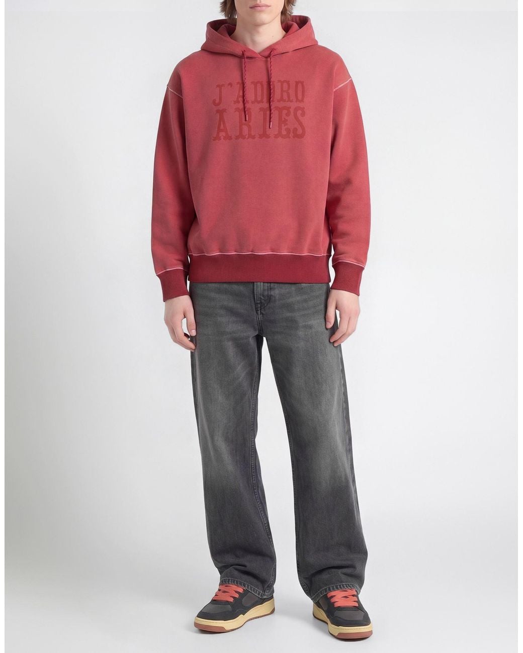 Aries Red Sweatshirts for men