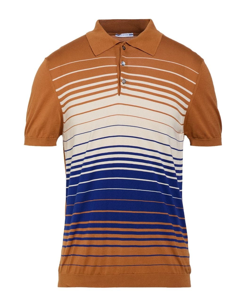 Jacob Cohen Blue Camel Polo Shirt Cotton for men