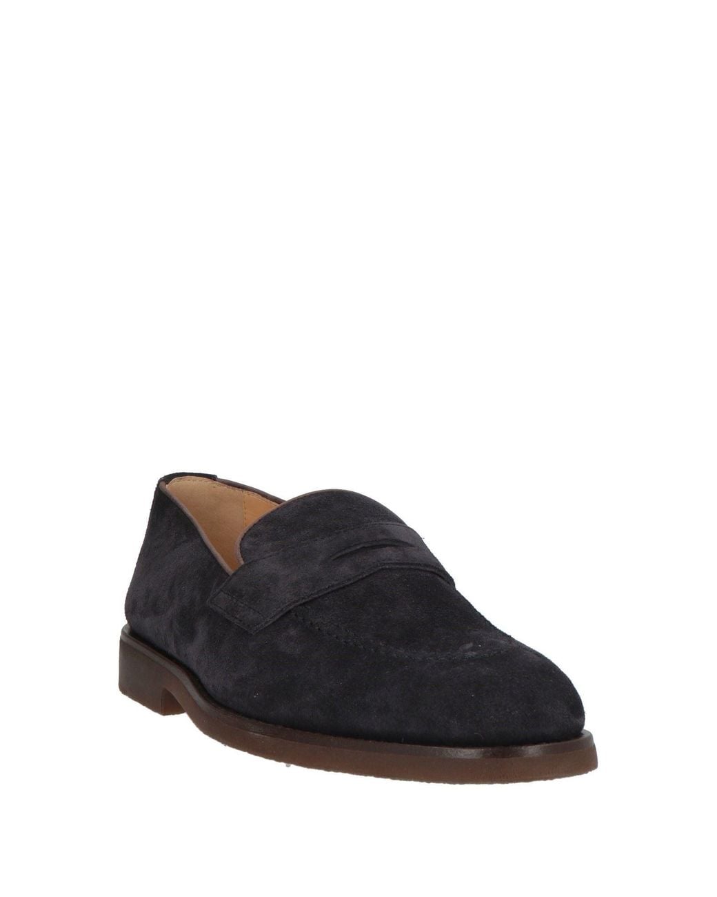 Brunello Cucinelli Blue Loafers Leather for men