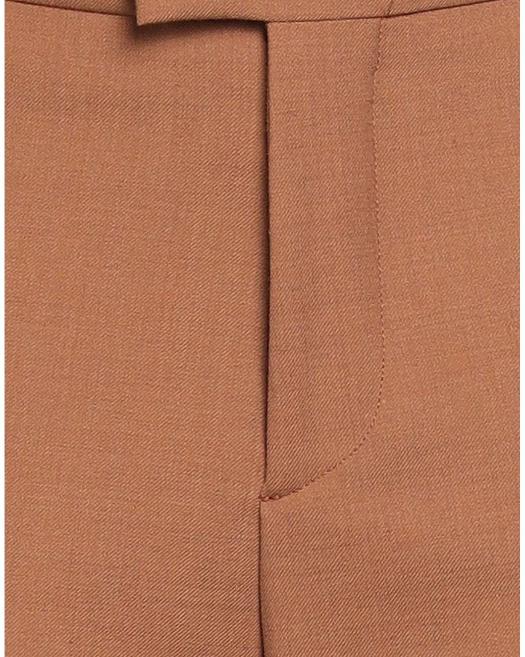 Berwich Brown Pants Polyester, Virgin Wool, Elastane