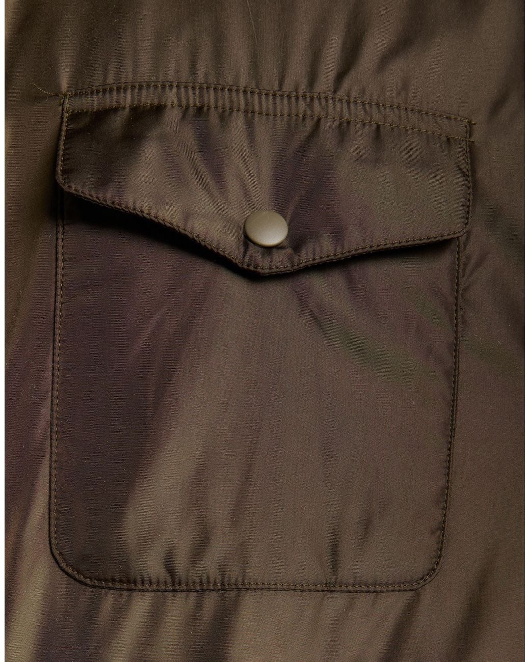 Aspesi Brown Khaki Jacket Polyamide for men