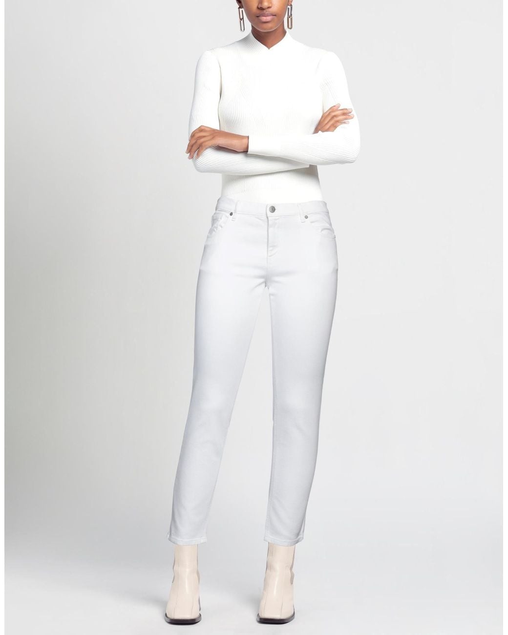 P.A.R.O.S.H. White Jeans