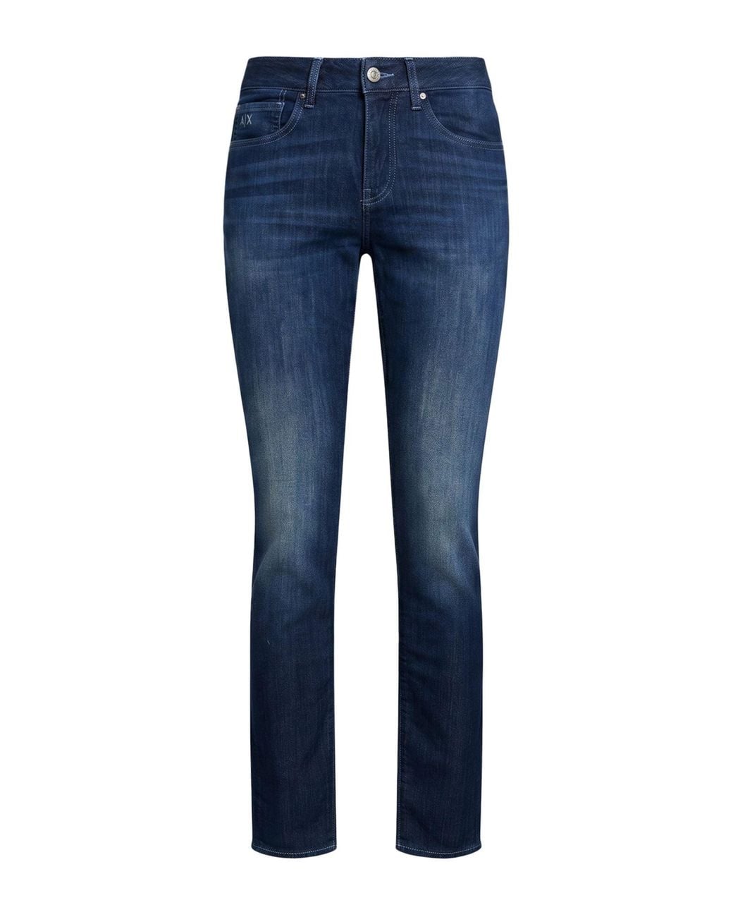 ARMANI EXCHANGE Blue Jeans Cotton, Polyester, Elastane for men