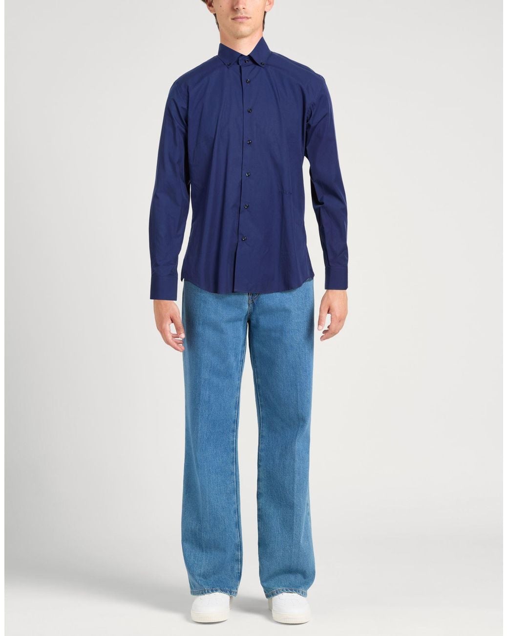 Ice Iceberg Blue Shirt Cotton for men