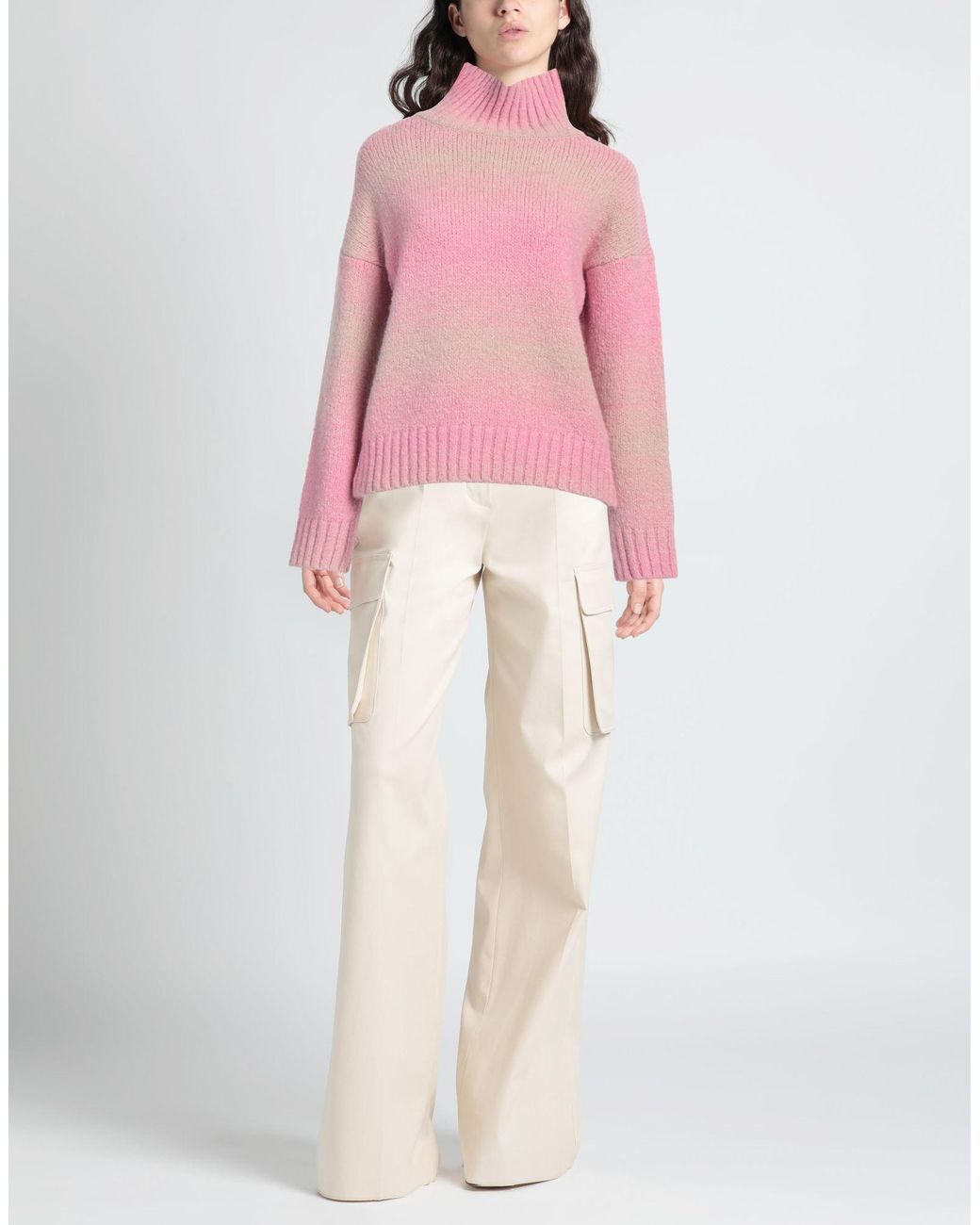 Maje Pink Rollkragenpullover
