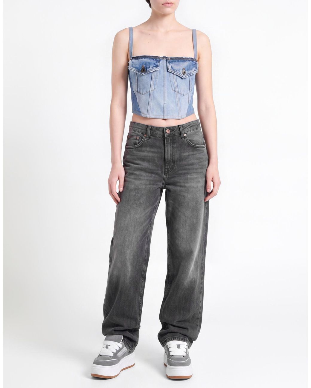 Faith Connexion Blue Top Cotton