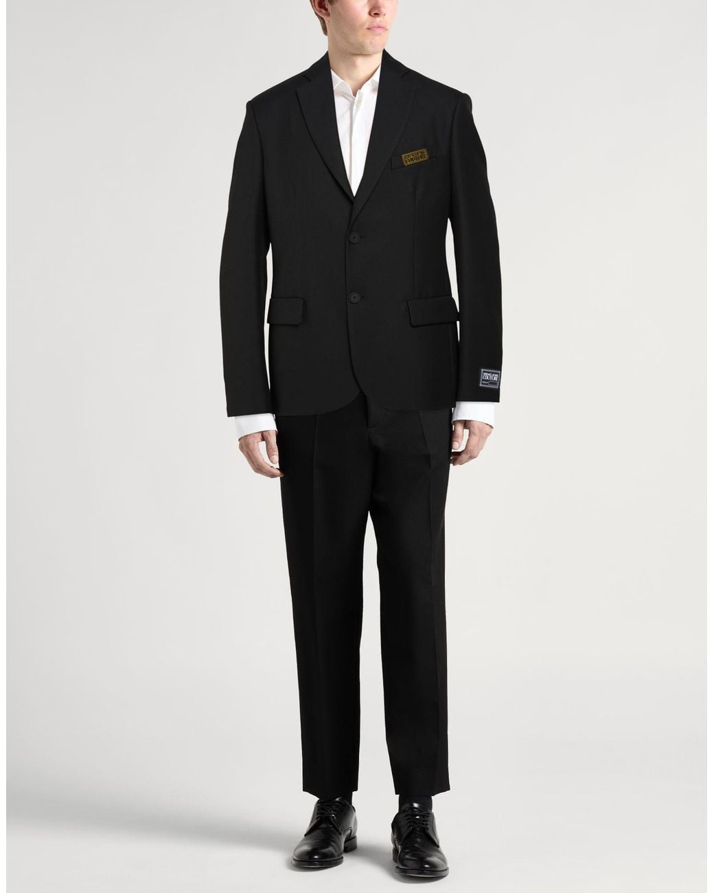 Versace Jeans Couture Black Blazer Polyester, Viscose for men