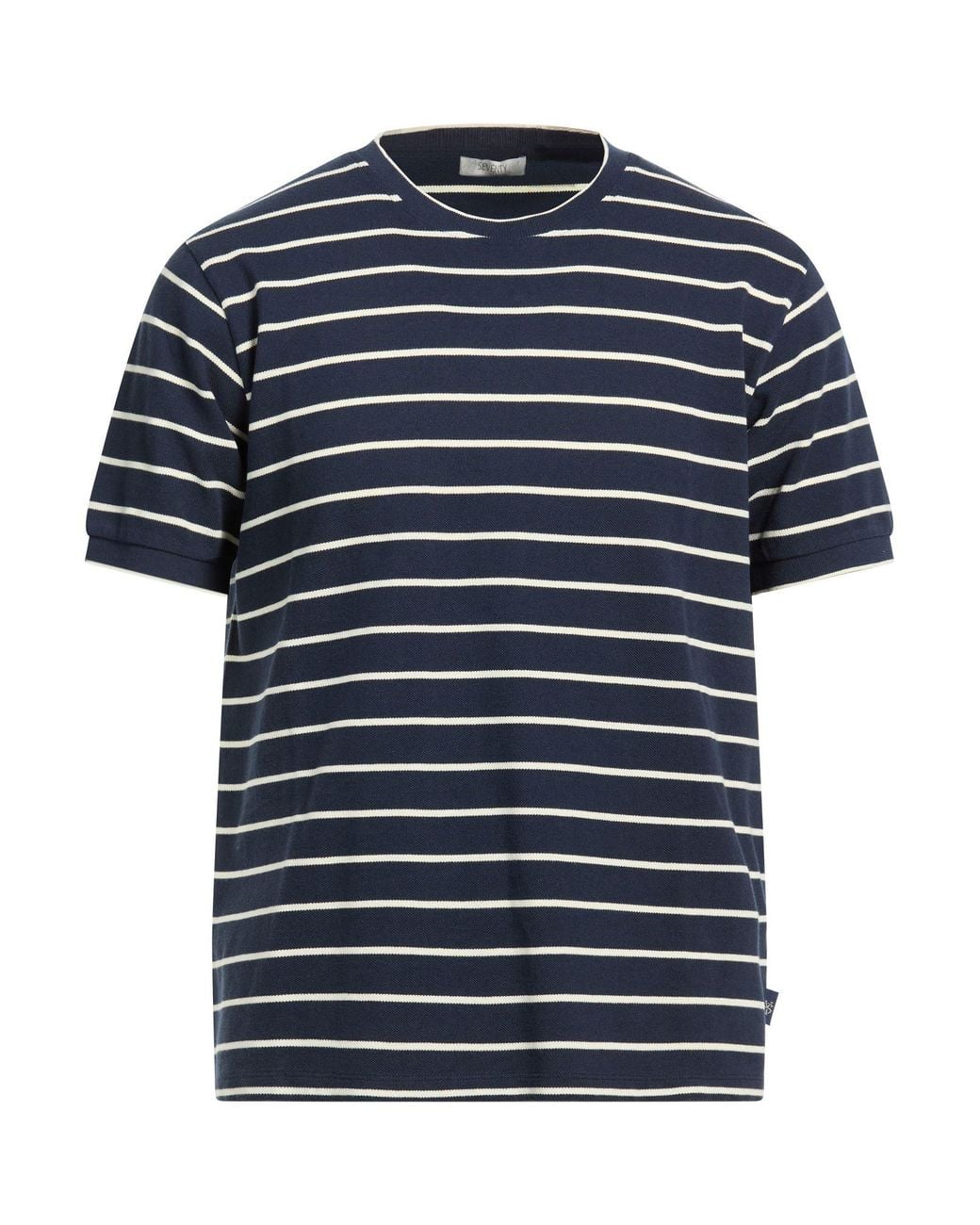 SEVENTY VENEZIA Blue Midnight T-Shirt Cotton for men