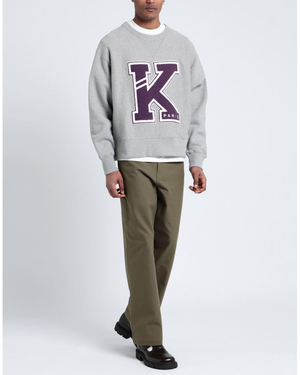 KENZO Gray Sweatshirt Cotton for men