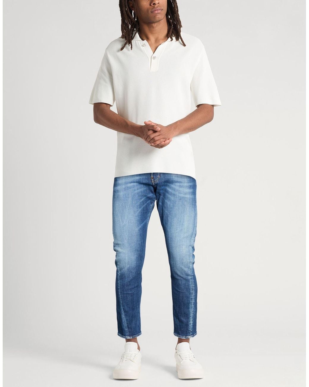 DSquared² Blue Jeans Cotton, Polyester, Elastane for men