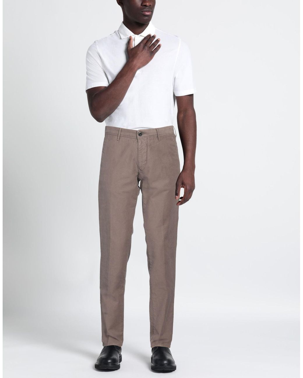 Incotex Gray Trouser for men