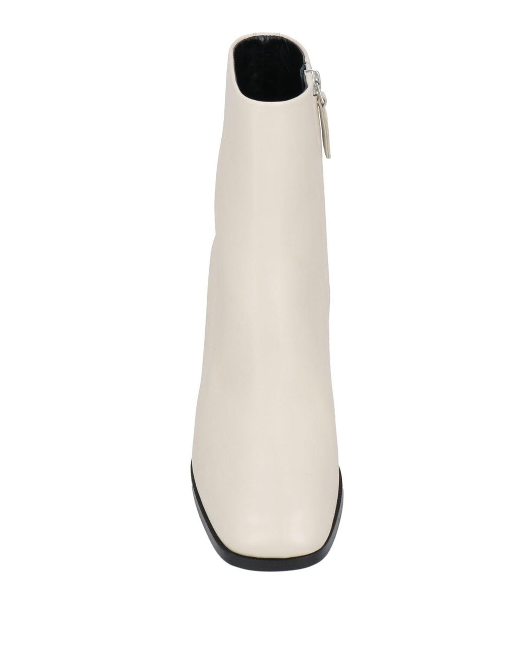NODALETO White Ankle Boots