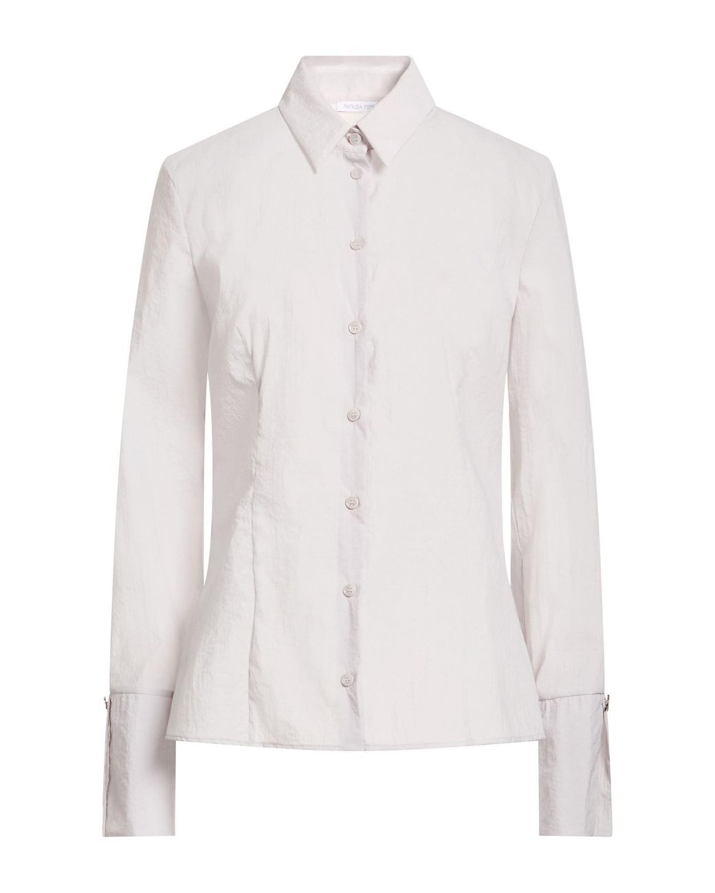 Patrizia Pepe White Shirt Polyamide, Elastane