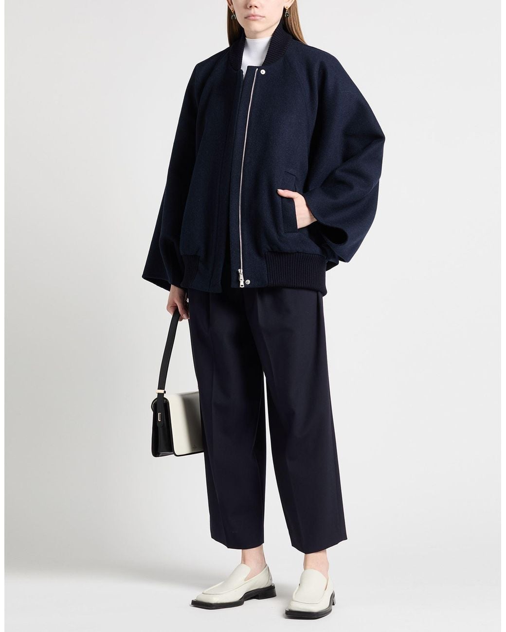 Max Mara Blue Sfilata Midnight Jacket Wool