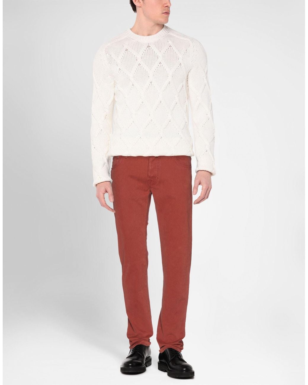 Jacob Cohen Red Trouser for men