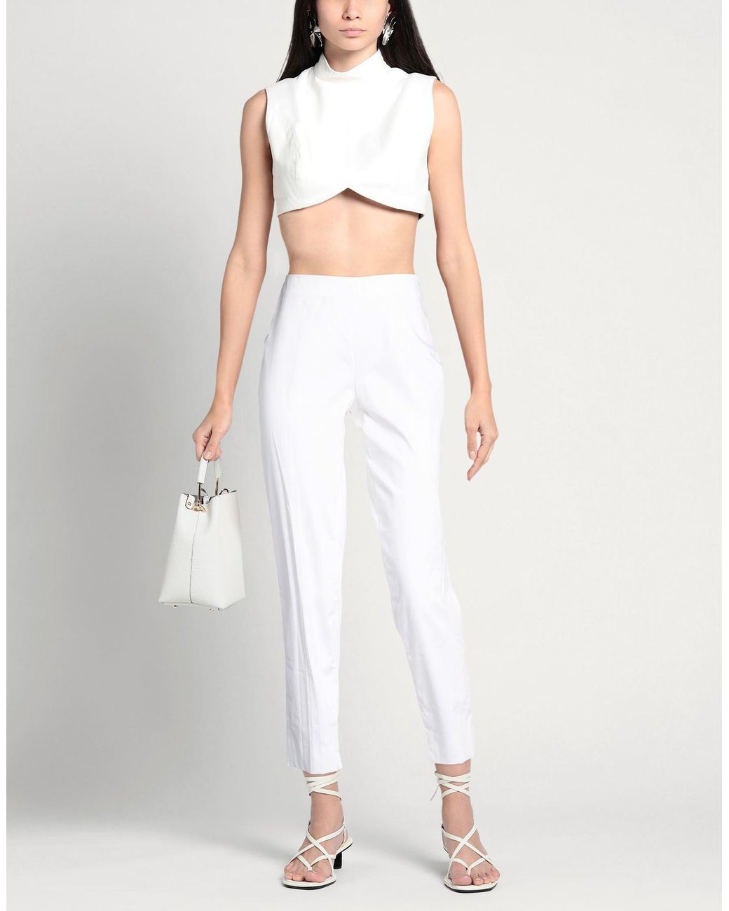 Clips White Pants