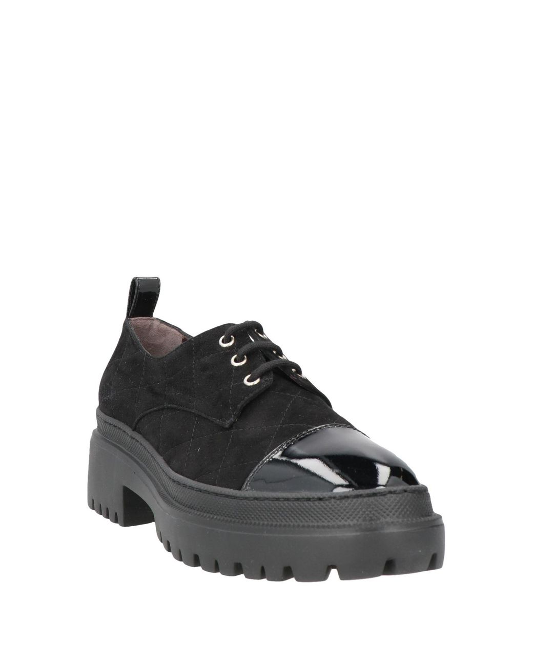 KARIDA Black Lace-Up Shoes Leather