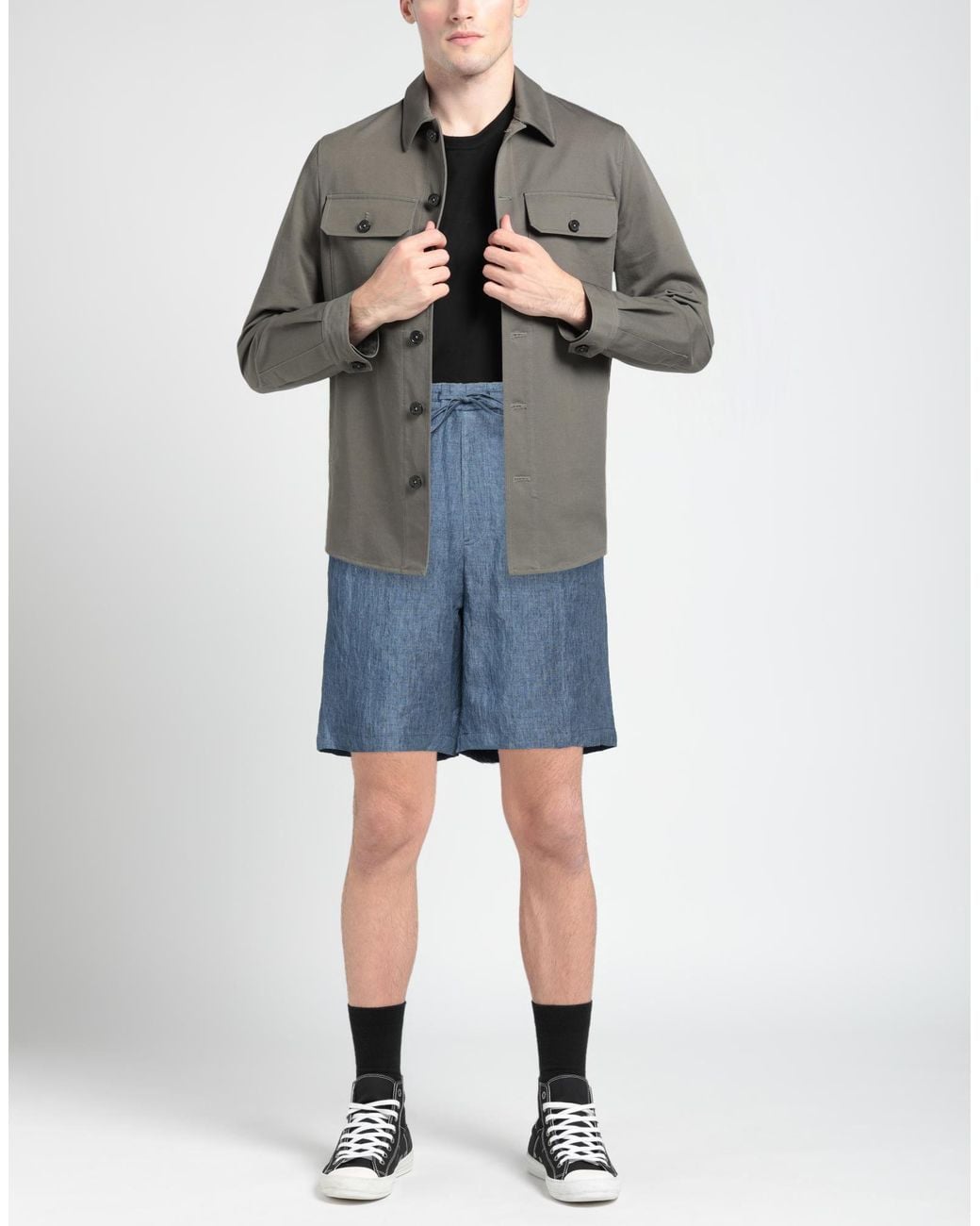 Emporio Armani Blue Shorts & Bermuda Shorts for men