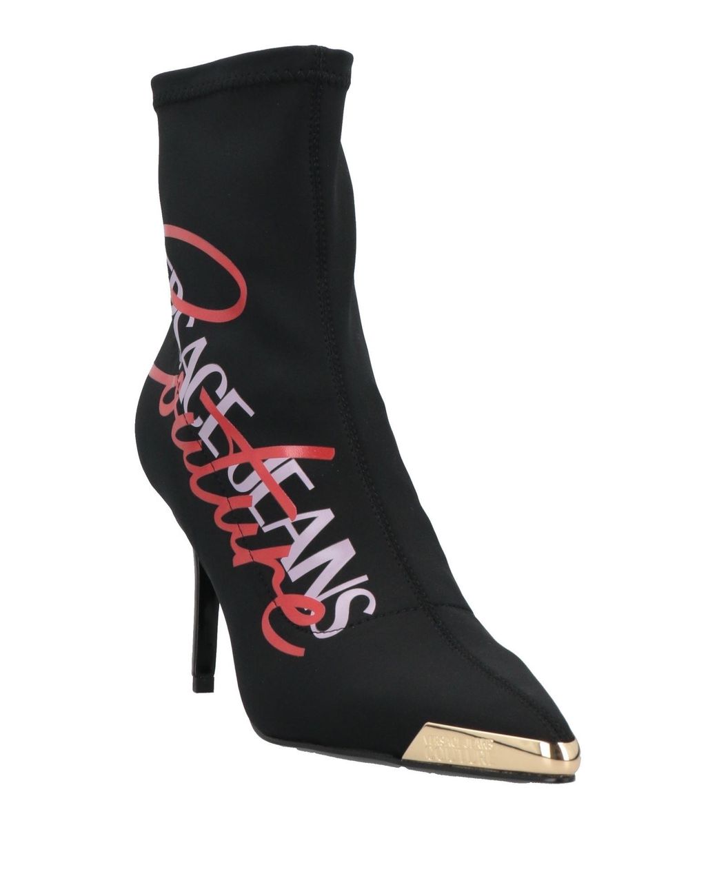 Versace Jeans Couture Black Ankle Boots