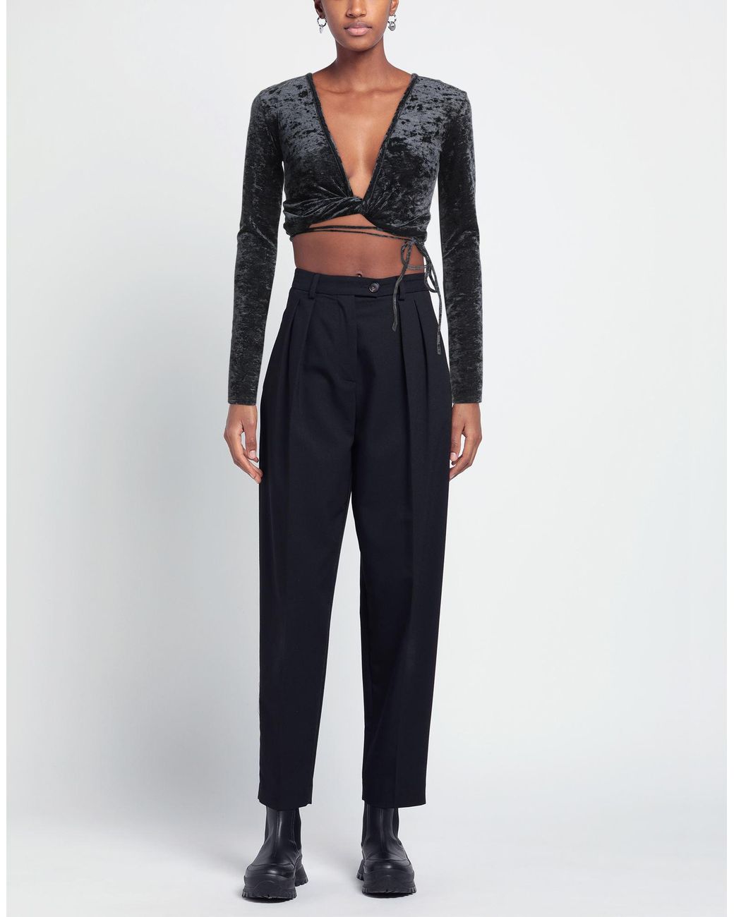 Top ANDAMANE de color Black