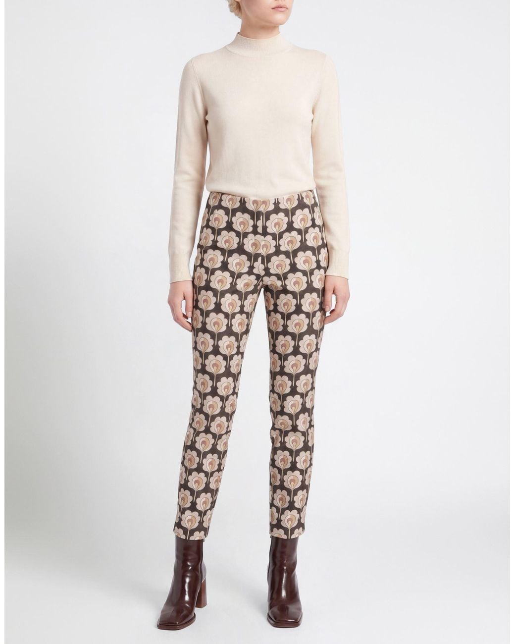 Maliparmi Green Pants Polyester, Elastane