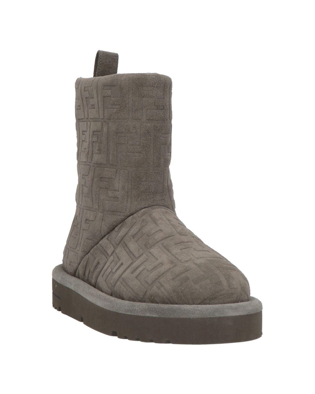 Fendi Brown Ankle Boots