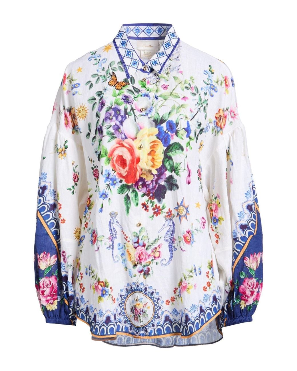 Camilla White Shirt Linen