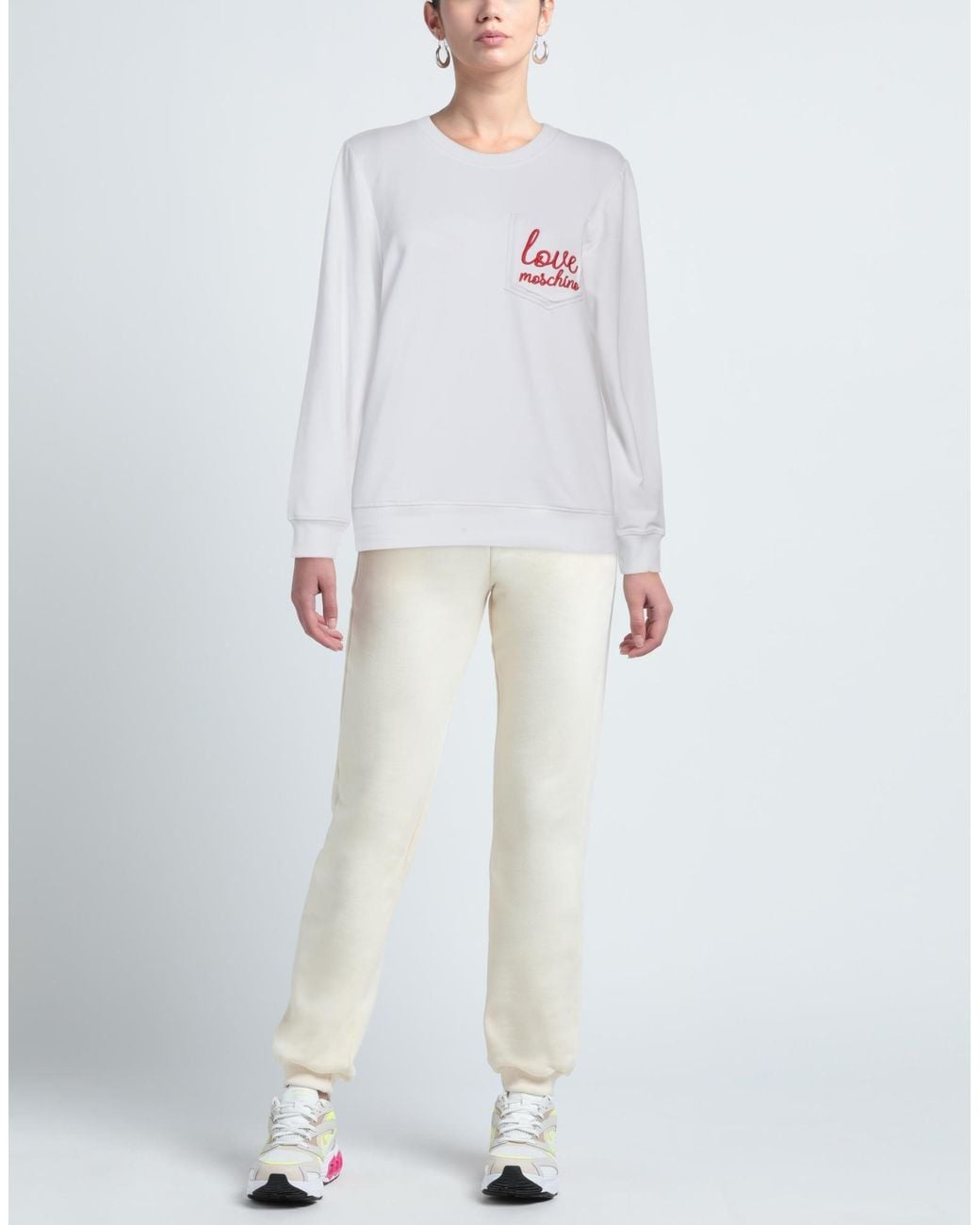 Love Moschino White Sweatshirt