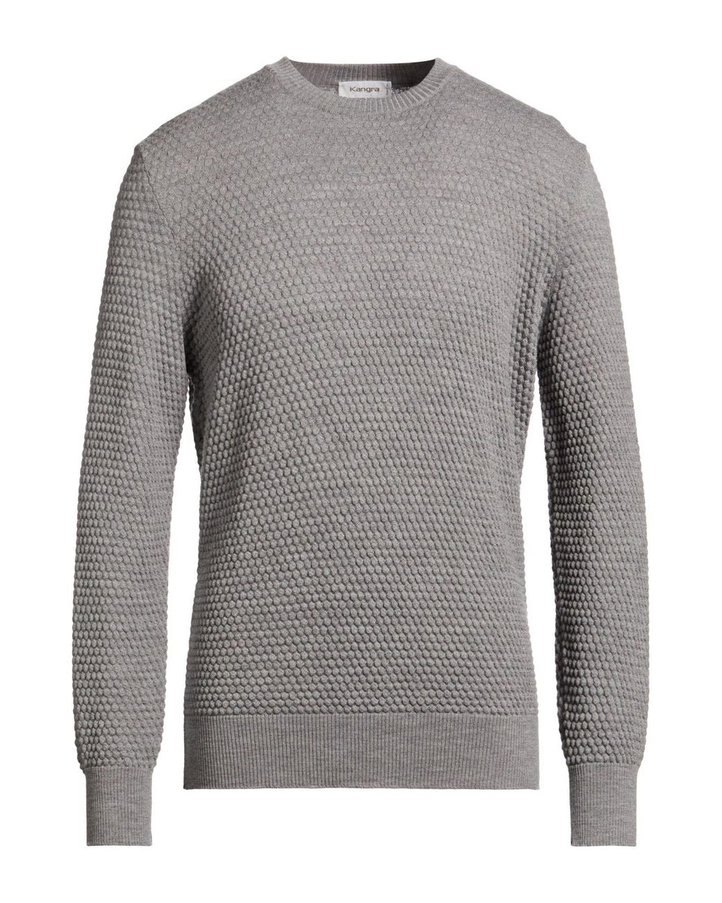 Kangra Gray Sweater Wool for men