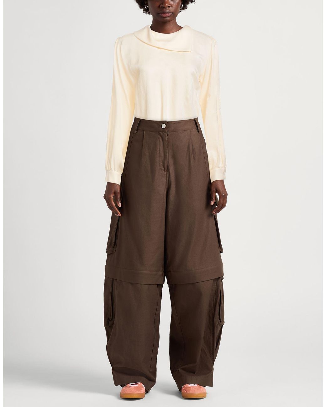 Grifoni Natural Cream Top Cupro, Viscose