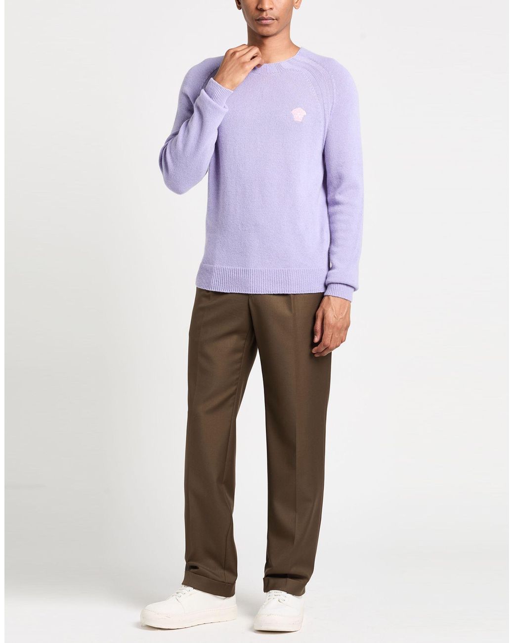 Versace Purple Sweaters for men