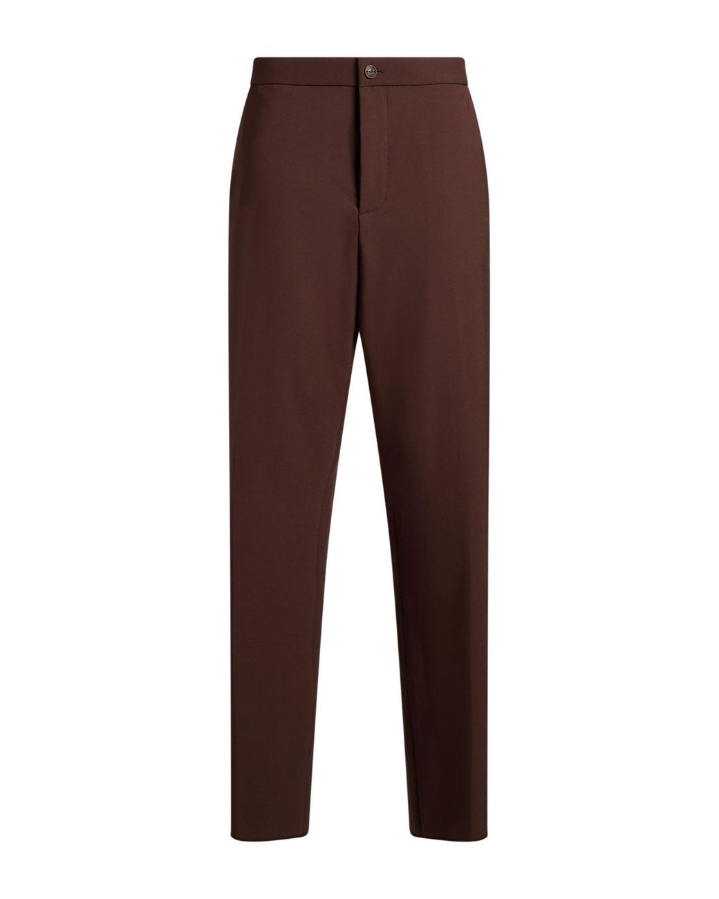 Antonelli Brown Pants Polyester, Virgin Wool, Elastane