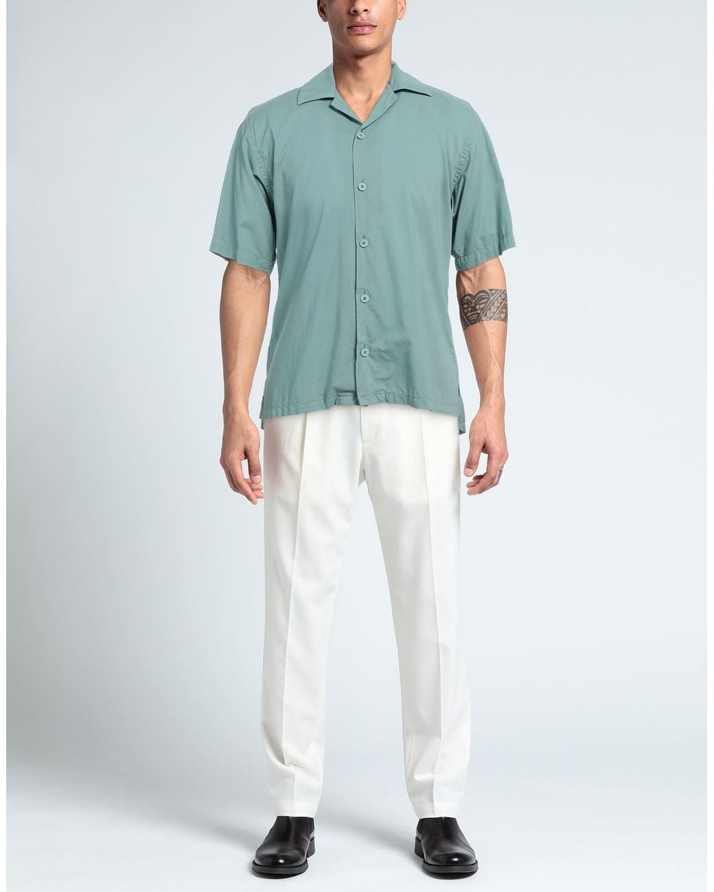 Costumein Blue Shirt Cotton for men